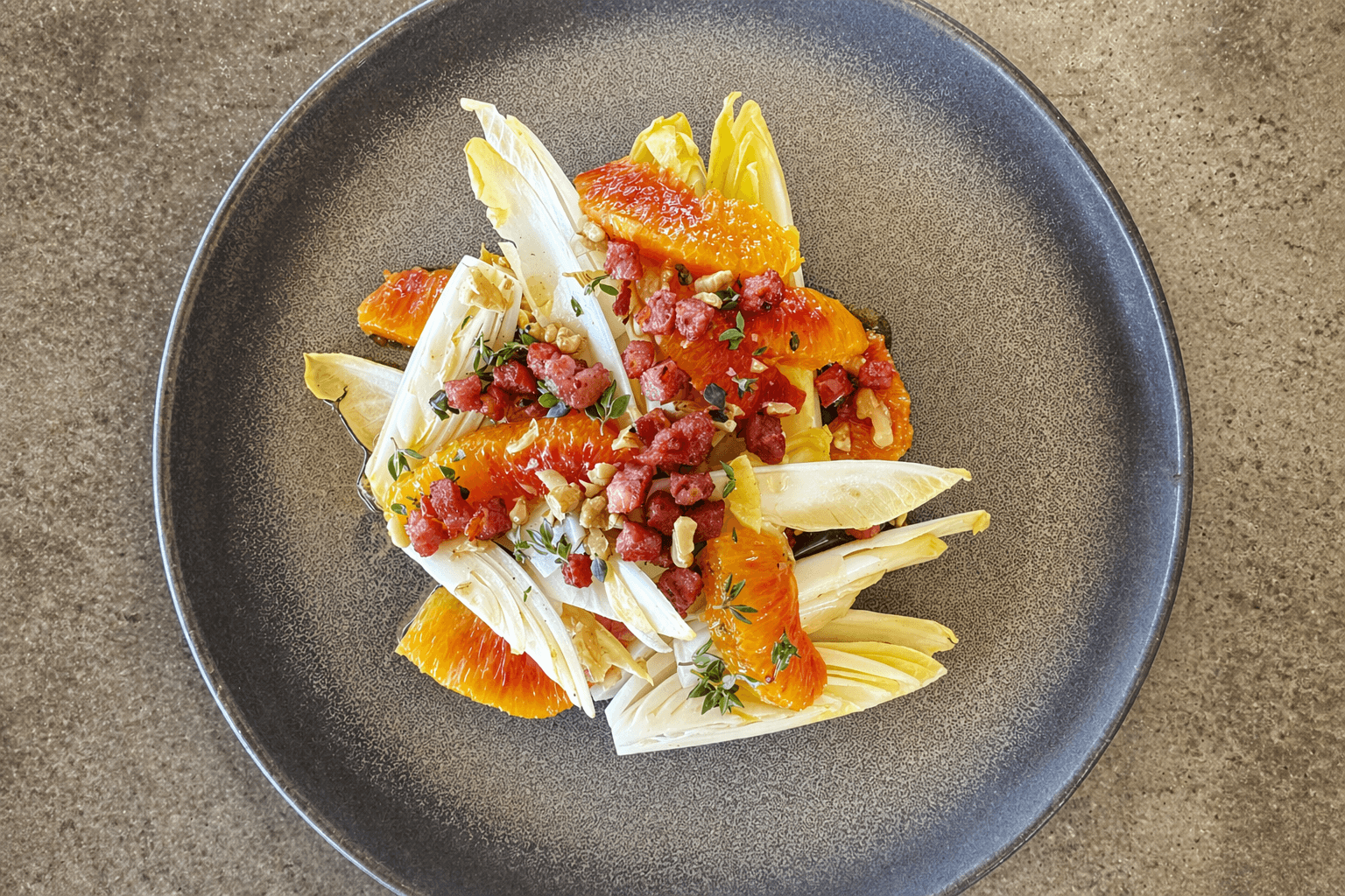 Chicorée-Oranen-Salat